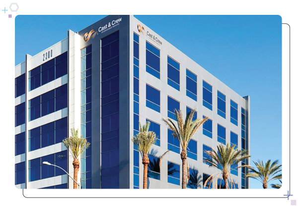 The Cast & Crew headquarters building in Burbank, California.